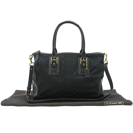 Coach(��ġ) HAMPTONS SIGNATURE SATCHEL(���Ͻ� �ñ׳��� ��ÿ) 2WAY [��������] �̹���2 - ���̺��� �߰���ǰ