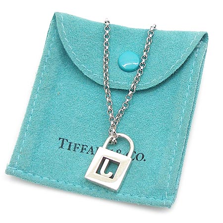 Tiffany(Ƽ�Ĵ�) 925 (�ǹ�) J �̴ϼ� �簢 ���Ʈ + 18K ���¸� ü�� ����� �̹���2 - ���̺��� �߰���ǰ