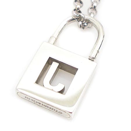 Tiffany(Ƽ�Ĵ�) 925 (�ǹ�) J �̴ϼ� �簢 ���Ʈ + 18K ���¸� ü�� ����� �̹���3 - ���̺��� �߰���ǰ