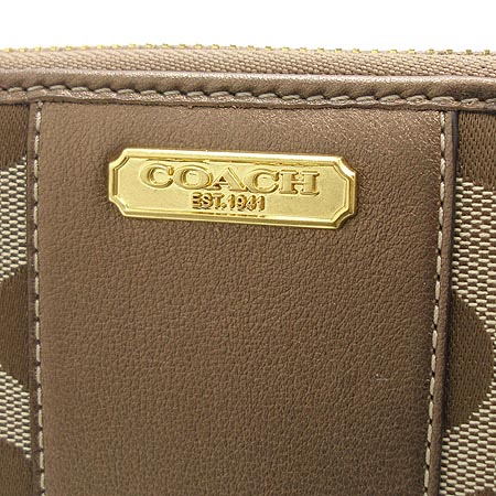 Coach(��ġ) PENELOPE SIGNATURE ZIP-AROUND ������ [��������] �̹���3 - ���̺��� �߰���ǰ