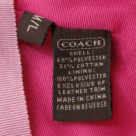 Coach(��ġ) �ñ׳��� ��Ʈ ��� ������ ���� - M/L ������ �̹���4 - ���̺��� �߰���ǰ