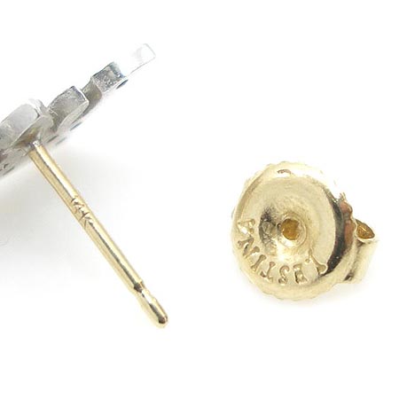 J.ESTINA(���̿���Ƽ��) JEW44400 14K ȭ��Ʈ��� + 14k ��� Ƽ�ƶ� ť�� ��� �Ͱ��� �̹���4 - ���̺��� �߰���ǰ