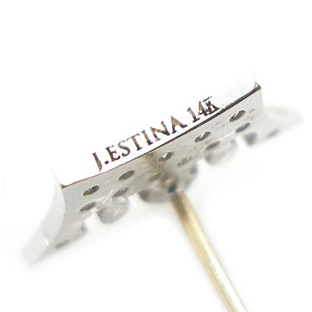 J.ESTINA(���̿���Ƽ��) JEW44400 14K ȭ��Ʈ��� + 14k ��� Ƽ�ƶ� ť�� ��� �Ͱ��� �̹���5 - ���̺��� �߰���ǰ
