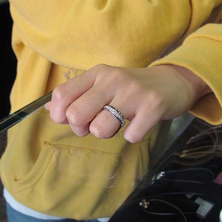 Tiffany(ƼĴ) PT950 (÷Ƽ) 2MM. CHANNEL SET FULL ̾Ƹ  ̹4 - ̺ ߰ǰ