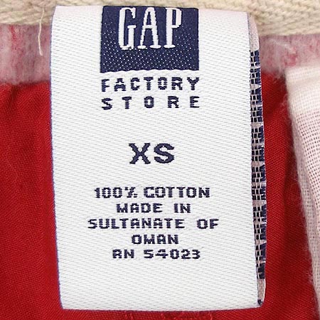 GAP(��) �ݹ��� �̹���4 - ���̺��� �߰���ǰ