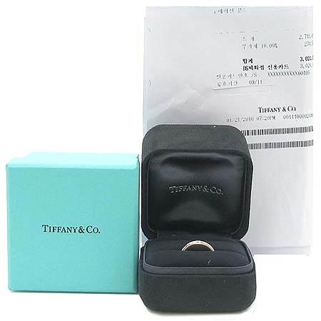 Tiffany(Ƽ�Ĵ�) Milgrain(�б׷���) PT950(�÷�Ƽ��) + 18K Y/G �޺� ���� [��������] �̹���2 - ���̺��� �߰���ǰ