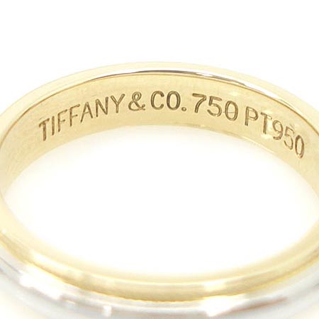 Tiffany(Ƽ�Ĵ�) MILGRAIN(�б׷���) PT950 + 18K ��� �޺� ���� [��������] �̹���3 - ���̺��� �߰���ǰ