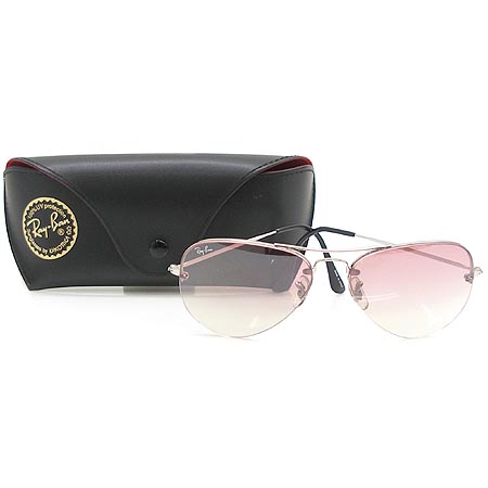 RAY-BAN(���̺�) RB3214 RIMLESS AVIATOR ��Ż ���� ���۶� �̹���2 - ���̺��� �߰���ǰ