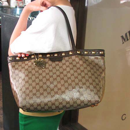 Gucci(����) 207291 GG�ΰ� PVC ���� ¡ + ��Ʈ�ΰ������ ���� ����� [��������] �̹���5 - ���̺��� �߰���ǰ