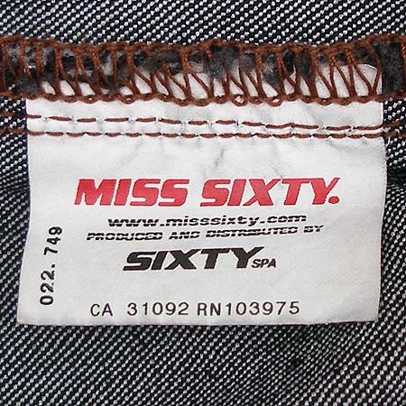MISS SIXTY(�̽��Ľ�Ƽ) û���� �̹���4 - ���̺��� �߰���ǰ