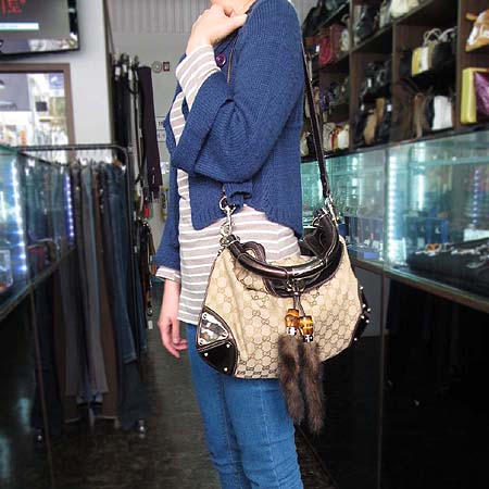 Gucci(����) 185791 GG �ΰ� �ε�� �ڰ��� ��� ������ ��� ��Ʈ�� + �����Ʈ�� [��������] �̹���5 - ���̺��� �߰���ǰ