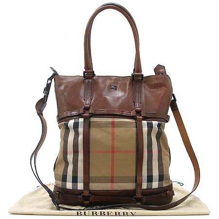 Burberry(������) ���μ� ���üũ ��Ʈ��� 2-WAY [��������] �̹���2 - ���̺��� �߰���ǰ