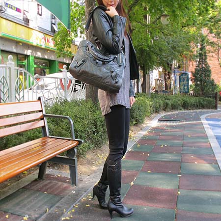 Balenciaga(�߷��þư�) 204529 Ŀ���� ��Ƽ MM 2-WAY + �����ſ� [�б�������] �̹���5 - ���̺��� �߰���ǰ