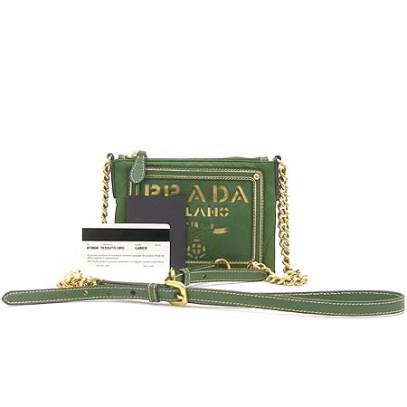 Prada(�����) BT0606 TESSUTO ORO ��Ż ü�� ũ�ν��� [�б�������] �̹���2 - ���̺��� �߰���ǰ