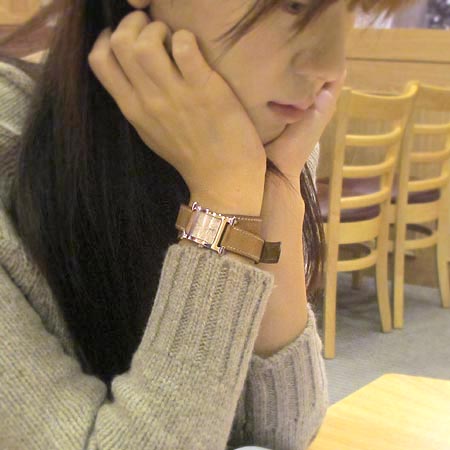 Hermes(�����޽�) HH1.210 H-OUR ���� ���Ʈ ������ ���׹��(long band) �ð� [��������] �̹���5 - ���̺��� �߰���ǰ