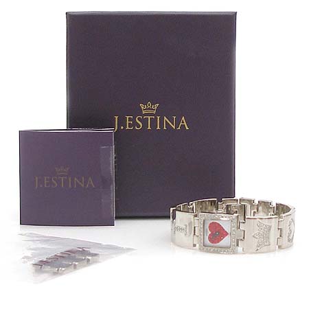 J.ESTINA(���̿���Ƽ��) JWQL1WM1-R89070 Ƽ�ƶ� �簢 ���Ʈ ��Ʈ ť�� �̴ϼ� ��� ������ �ð� �̹���2 - ���̺��� �߰���ǰ
