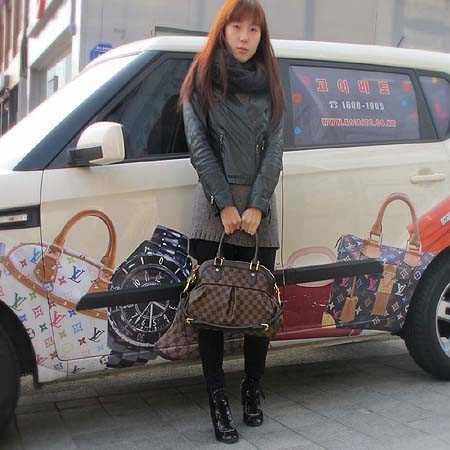 Louis Vuitton(���̺���) N51997 �ٹ̿� ĵ���� Ʈ���� PM 2-WAY�� [��������] �̹���4 - ���̺��� �߰���ǰ