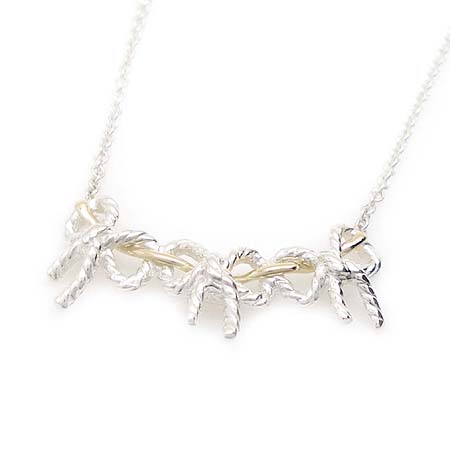 Tiffany(Ƽ�Ĵ�) 925(�ǹ�) + 18K ��� BOW ���Ʈ ����� [�б�������] �̹���3 - ���̺��� �߰���ǰ