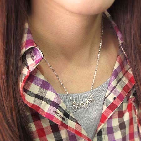 Tiffany(Ƽ�Ĵ�) 925(�ǹ�) + 18K ��� BOW ���Ʈ ����� [�б�������] �̹���5 - ���̺��� �߰���ǰ