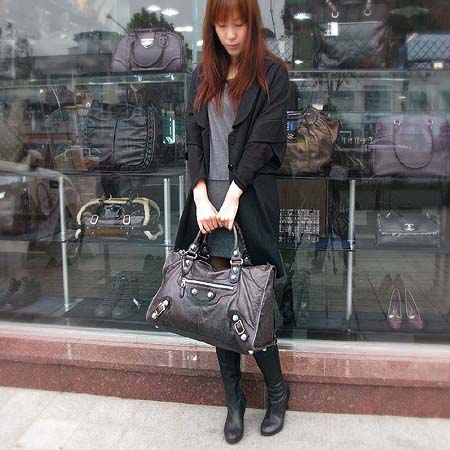 Balenciaga(�߷��þư�)  173080 ���̾�Ʈ ��ũ ��Ʈ�� + ���� �ſ� [��������] �̹���5 - ���̺��� �߰���ǰ