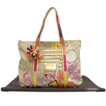 Coach(��ġ) 14537 �ñ׳��� POPPY GRAFFITI �۷� ����� �̹���2 - ���̺��� �߰���ǰ