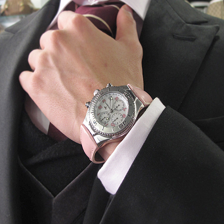 TechnoMarine (��ũ�븶��) TMCX07 �ڰ��� ũ�γ� �׷��� ������� �ð� �̹���6 - ���̺��� �߰���ǰ