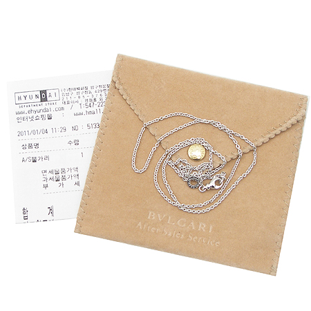 Bvlgari(�Ұ���) 18k W/G(ȭ��Ʈ ���) ��׶��� ������ ü�� ����� (55CM) [�б�������] �̹���2 - ���̺��� �߰���ǰ