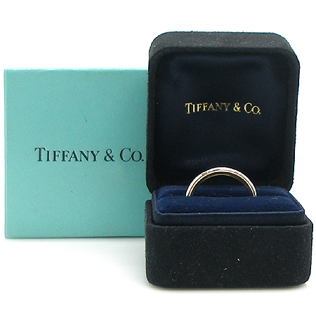 Tiffany(Ƽ�Ĵ�) PT950 (�÷�Ƽ��) + 18K ��� MILGRAIN (�б׷���) 3MM ���� [�б�������] �̹���2 - ���̺��� �߰���ǰ