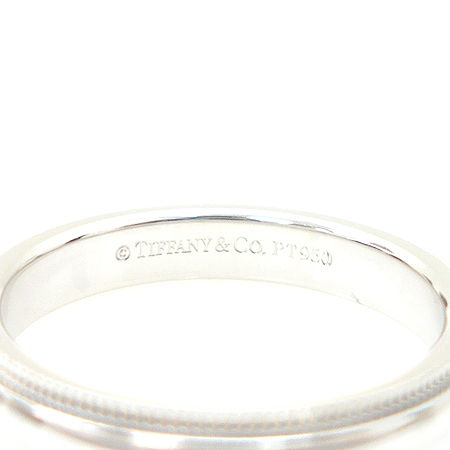 Tiffany(Ƽ�Ĵ�) PT950 (�÷�Ƽ��) MILGRAIN (�б׷���) 3MM ���� - 9.5ȣ [��������] �̹���3 - ���̺��� �߰���ǰ