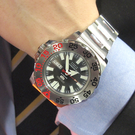 SEIKO() 7S36B 5 Sports ƽ ̷ ̵Ʈ L Baby-Monster  ð [] ̹5 - ̺ ߰ǰ