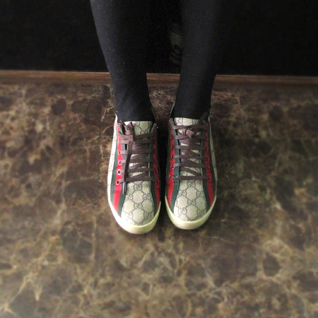 Gucci(����) 169733 GG �ΰ� PVC ��� ��Ƽġ ����Ŀ�� �̹���5 - ���̺��� �߰���ǰ