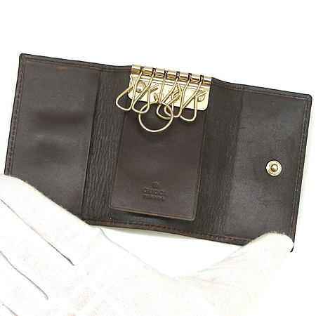 Gucci(����) 138093 GG �ΰ� �ø� ���� 6Ȧ�� Ű���̽� �̹���2 - ���̺��� �߰���ǰ