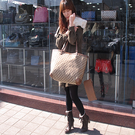 Gucci(����) 247207 GG�ΰ� �ڰ��� ���� �����+�Ŀ�ġ [��������] �̹���6 - ���̺��� �߰���ǰ