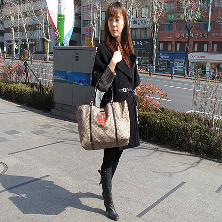 Gucci(����) 197954 GG�ΰ� PVC ���� ����� [�ϱ����ε���1ȣ��] �̹���6 - ���̺��� �߰���ǰ