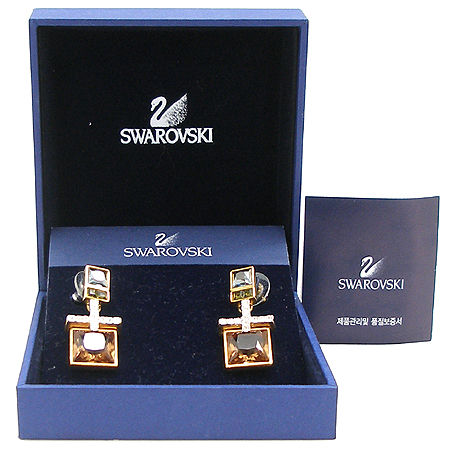 Swarovski(���ͷκ꽺Ű) ��� �簢 �Ҵ�Ʈ �Ͱ��� �̹���2 - ���̺��� �߰���ǰ