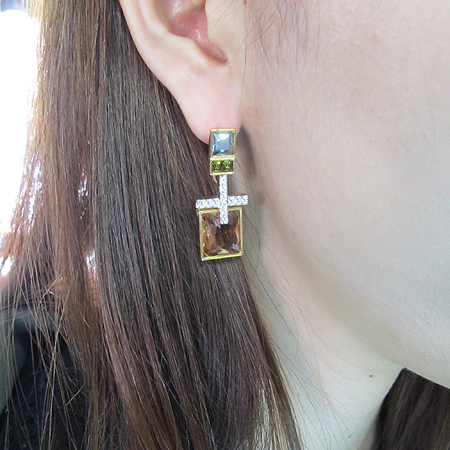 Swarovski(���ͷκ꽺Ű) ��� �簢 �Ҵ�Ʈ �Ͱ��� �̹���5 - ���̺��� �߰���ǰ