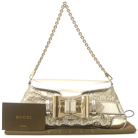Gucci(����) 189886 GG�ΰ� ��� ��Ż�� Ŭ��ġ �� ���� ü�� ����� [�б�����������2ȣ��] �̹���2 - ���̺��� �߰���ǰ