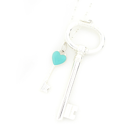 Tiffany(Ƽ�Ĵ�) 925 (�ǹ�) KEYS OVAL KEY PENDANT + 925 (�ǹ�) KEY HEART KEY CHARM 925 (�ǹ�) ü�� ����� �̹���4 - ���̺��� �߰���ǰ