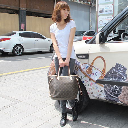 Louis Vuitton(���̺���) M40156 ���׷� ĵ���� �׹��� MM ����� �̹���6 - ���̺��� �߰���ǰ
