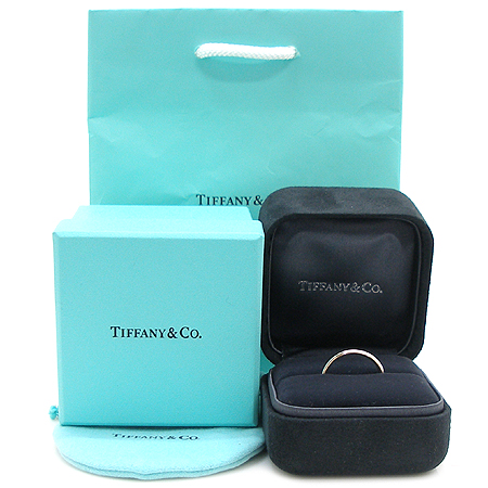 Tiffany(Ƽ�Ĵ�) PT950 (�÷�Ƽ��) + 18K ��� MILGRAIN (�б׷���) 3MM ���� [��������] �̹���2 - ���̺��� �߰���ǰ