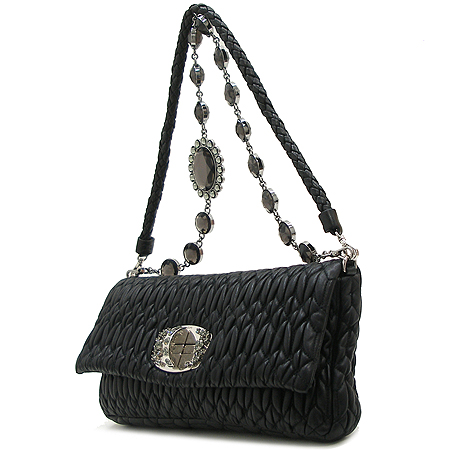 MiuMiu(�̿�̿�) RP0233 ����ũ����Ż ü�� ���̴�Ʈ Ŭ��ġ �� ü�� ����� �̹���3 - ���̺��� �߰���ǰ
