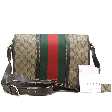 Gucci(����) 211130 GG �ΰ� PVC ��� ��Ƽġ ũ�ν��� [�б�����������2ȣ��] �̹���2 - ���̺��� �߰���ǰ
