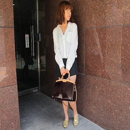Louis Vuitton(���̺���) M91619 ���׷� ������ �극�� MM �Ƹ���� 2WAY [�б�������] �̹���5 - ���̺��� �߰���ǰ