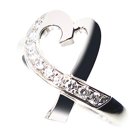 Tiffany(ƼĴ) 18K(750) ȭƮ ķθ ī Ʈ 10Ʈ ̾  [б2ȣ]