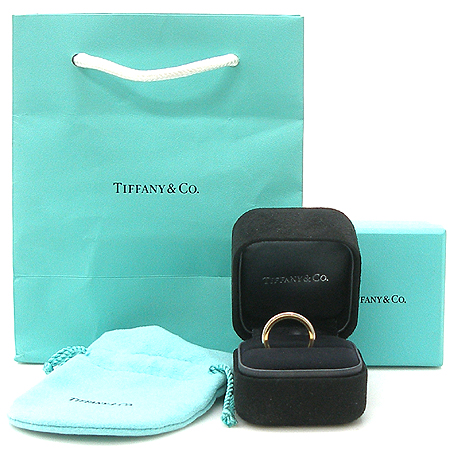 Tiffany(Ƽ�Ĵ�) PT950 (�÷�Ƽ��) + 18K ��� MILGRAIN (�б׷���) 3MM ����-10ȣ �̹���2 - ���̺��� �߰���ǰ