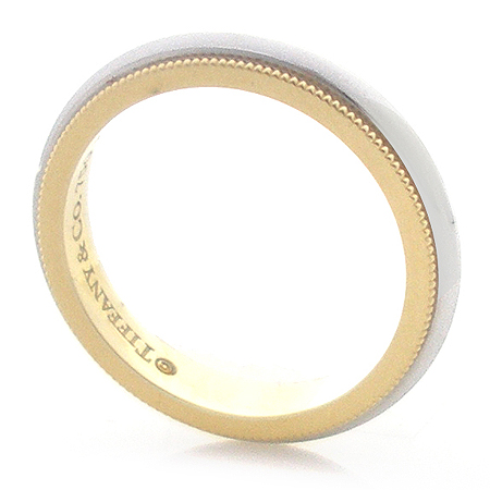 Tiffany(Ƽ�Ĵ�) PT950 (�÷�Ƽ��) + 18K ��� MILGRAIN (�б׷���) 3MM ����-10ȣ �̹���3 - ���̺��� �߰���ǰ