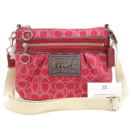 Coach(��ġ) POPPY �ñ׳�ó �ڰ��� ũ�ν��� �̹���2 - ���̺��� �߰���ǰ