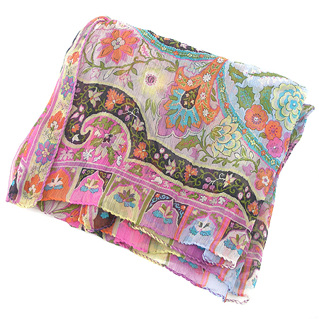 Etro(��Ʈ��) 100% ��ũ ������ ��ī�� �̹���2 - ���̺��� �߰���ǰ