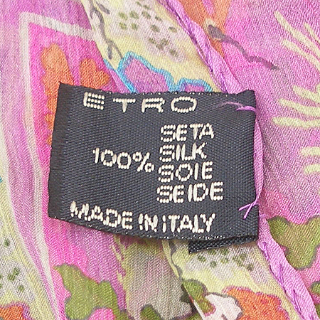 Etro(��Ʈ��) 100% ��ũ ������ ��ī�� �̹���3 - ���̺��� �߰���ǰ