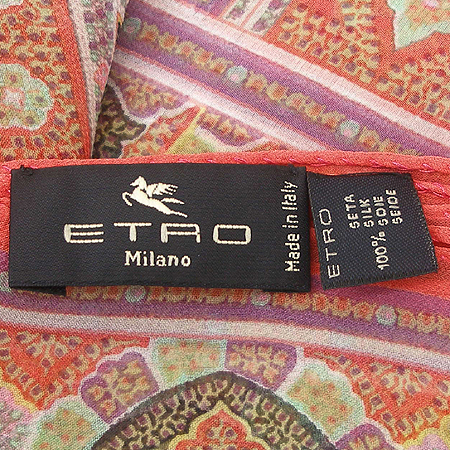 Etro(��Ʈ��) 100% ��ũ ������ ��ī�� �̹���3 - ���̺��� �߰���ǰ